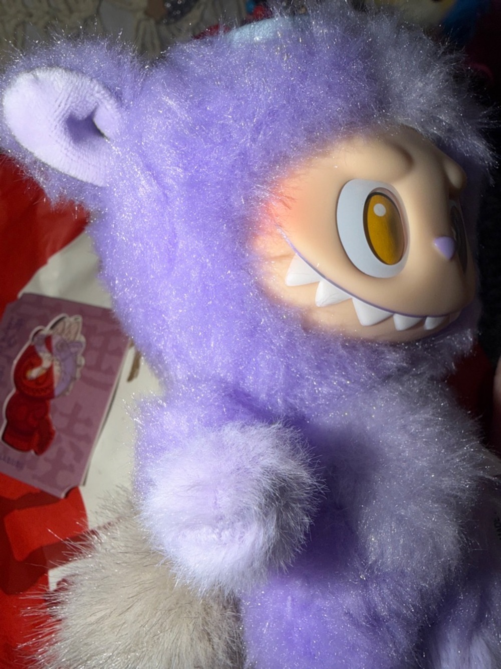 Have a Good Run"series plush pendant,likely featuring a character such as Labubu - Picture 9 of 11